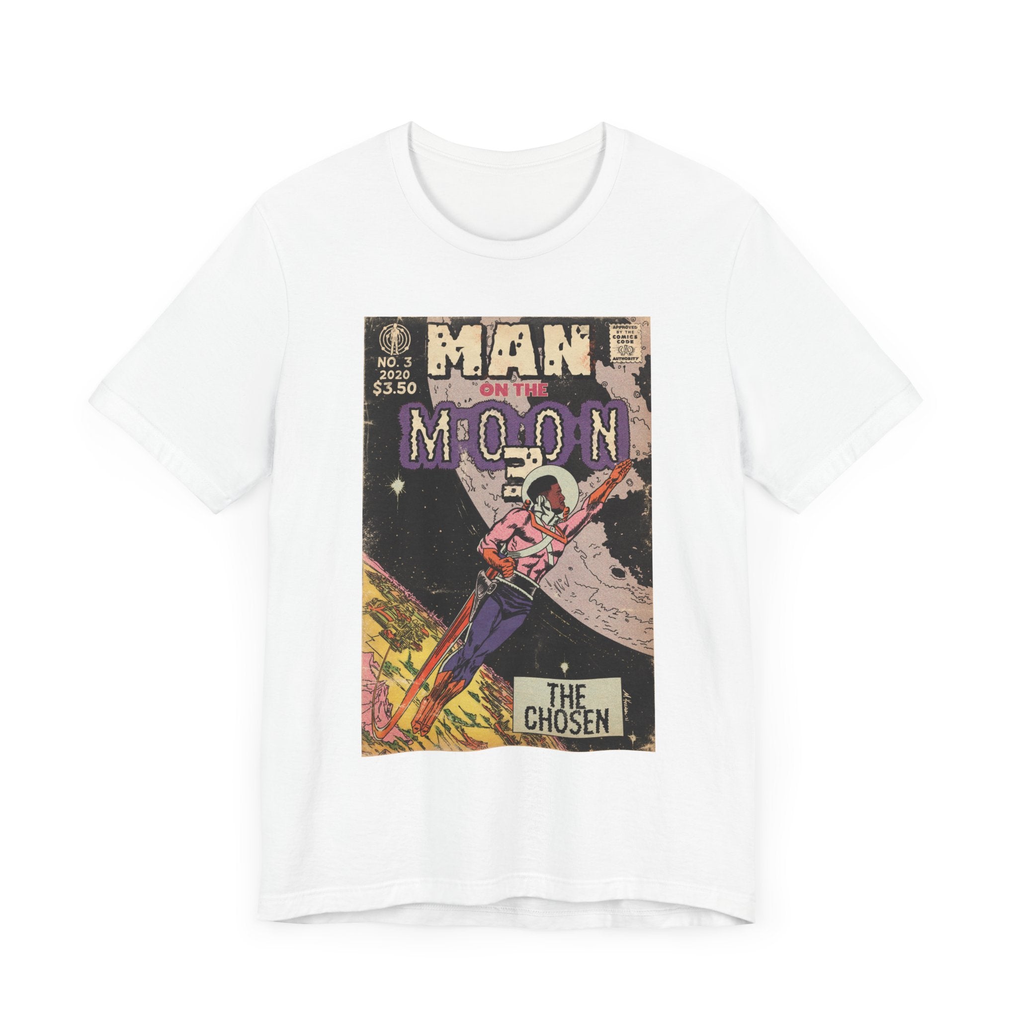 Man on the Moon 3 - Unisex Jersey T-Shirt