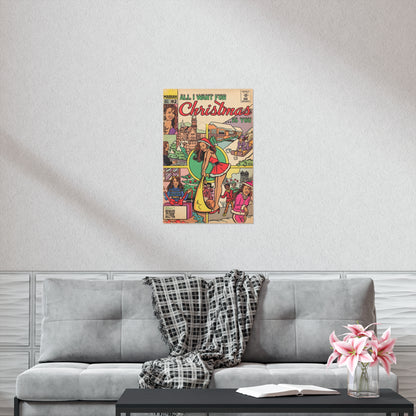 Mariah Carey - All I Want For Christmas.. - Vertical Matte Poster