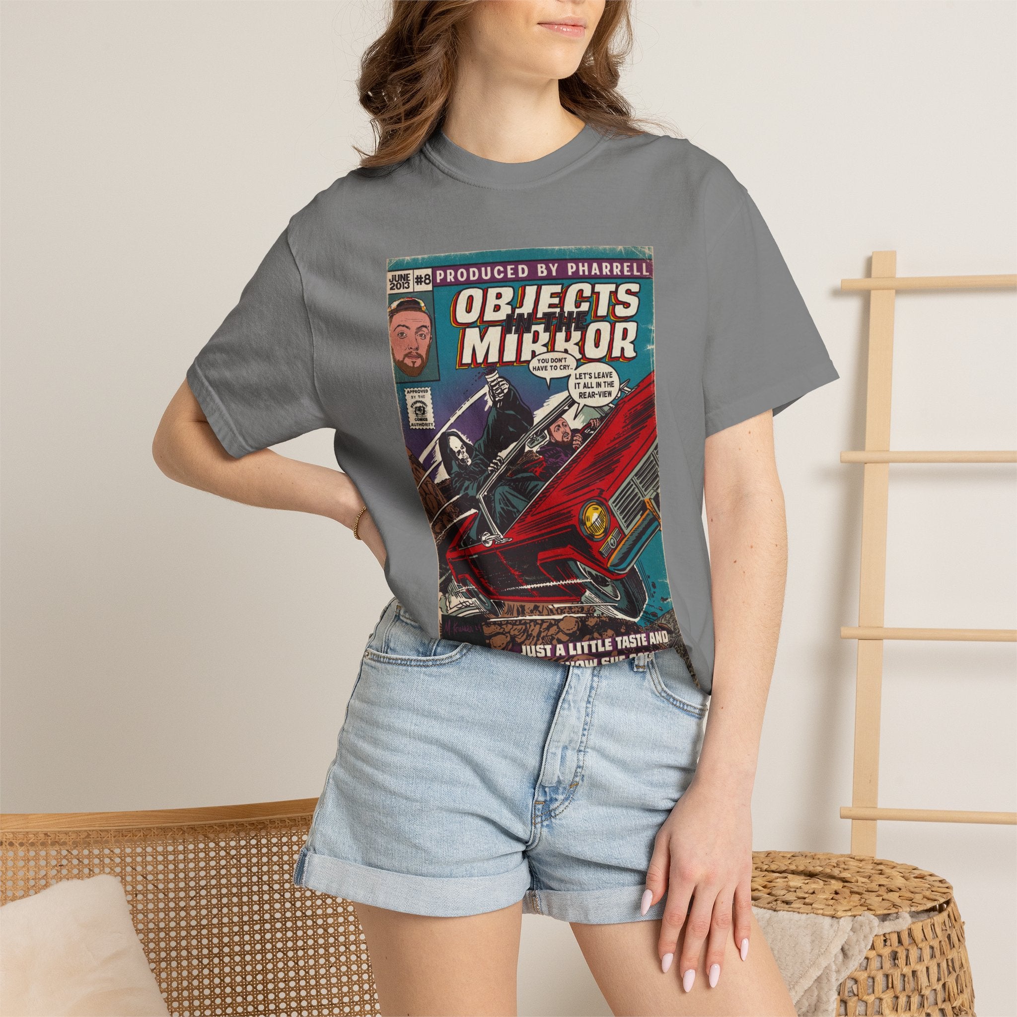 Objects in the Mirror - Unisex Comfort Colors T-shirt