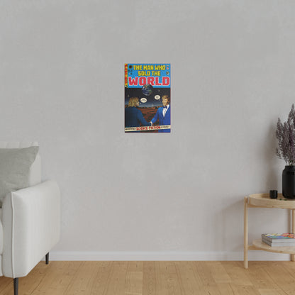 Bowie & Cobain - The Man Who Sold the World - Matte Canvas, Stretched