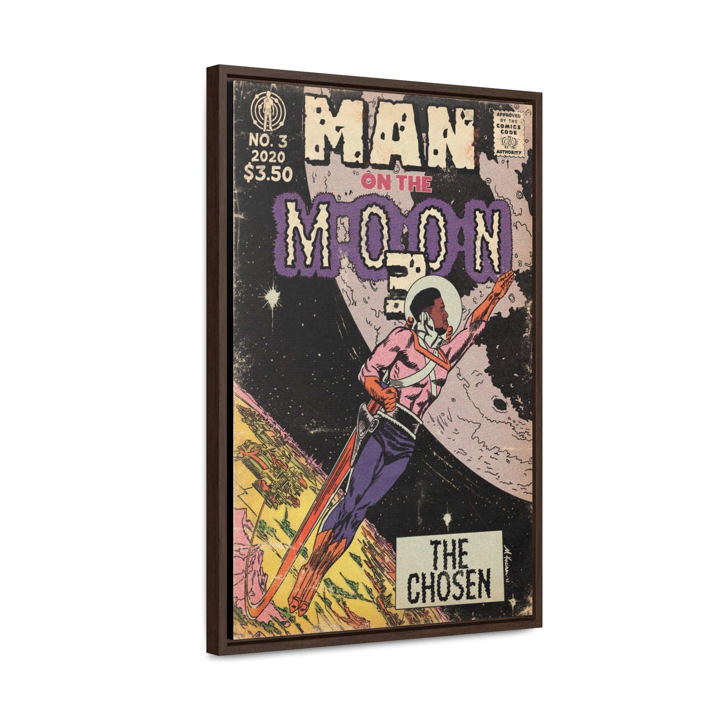 Kid Cudi - Man on the Moon 3 - Gallery Canvas Wraps, Vertical Frame