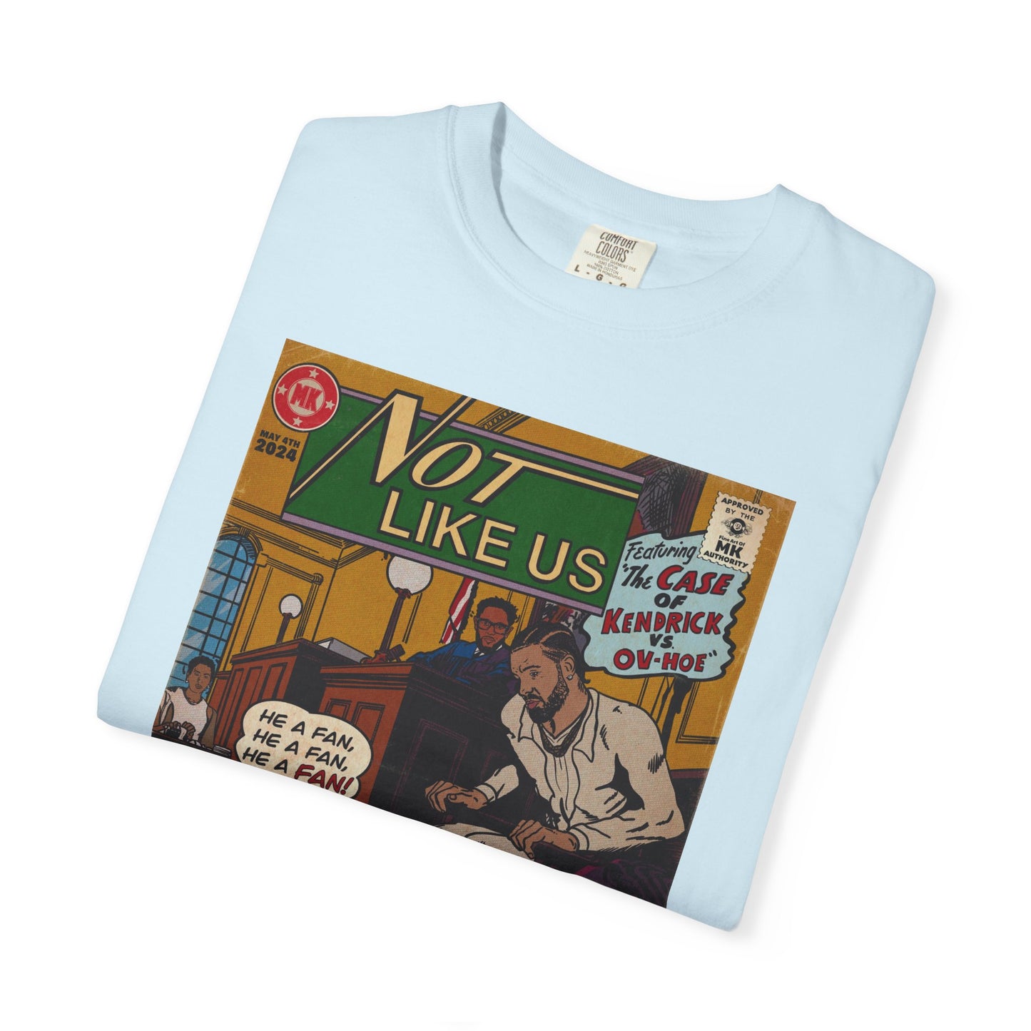 Kendrick Lamar - Not Like Us - Unisex Comfort Colors T-shirt