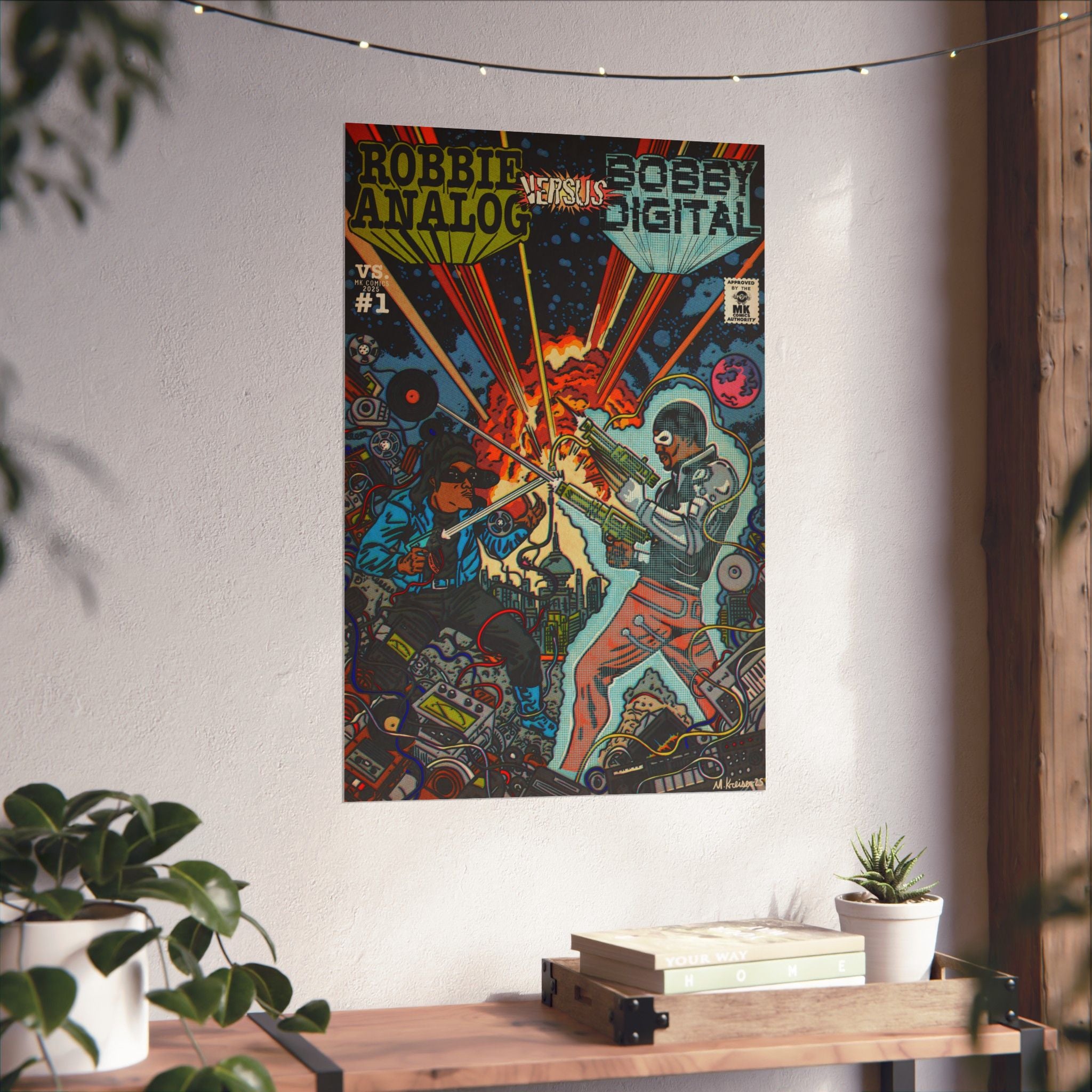 Analog vs. Digital - Matte Vertical Posters