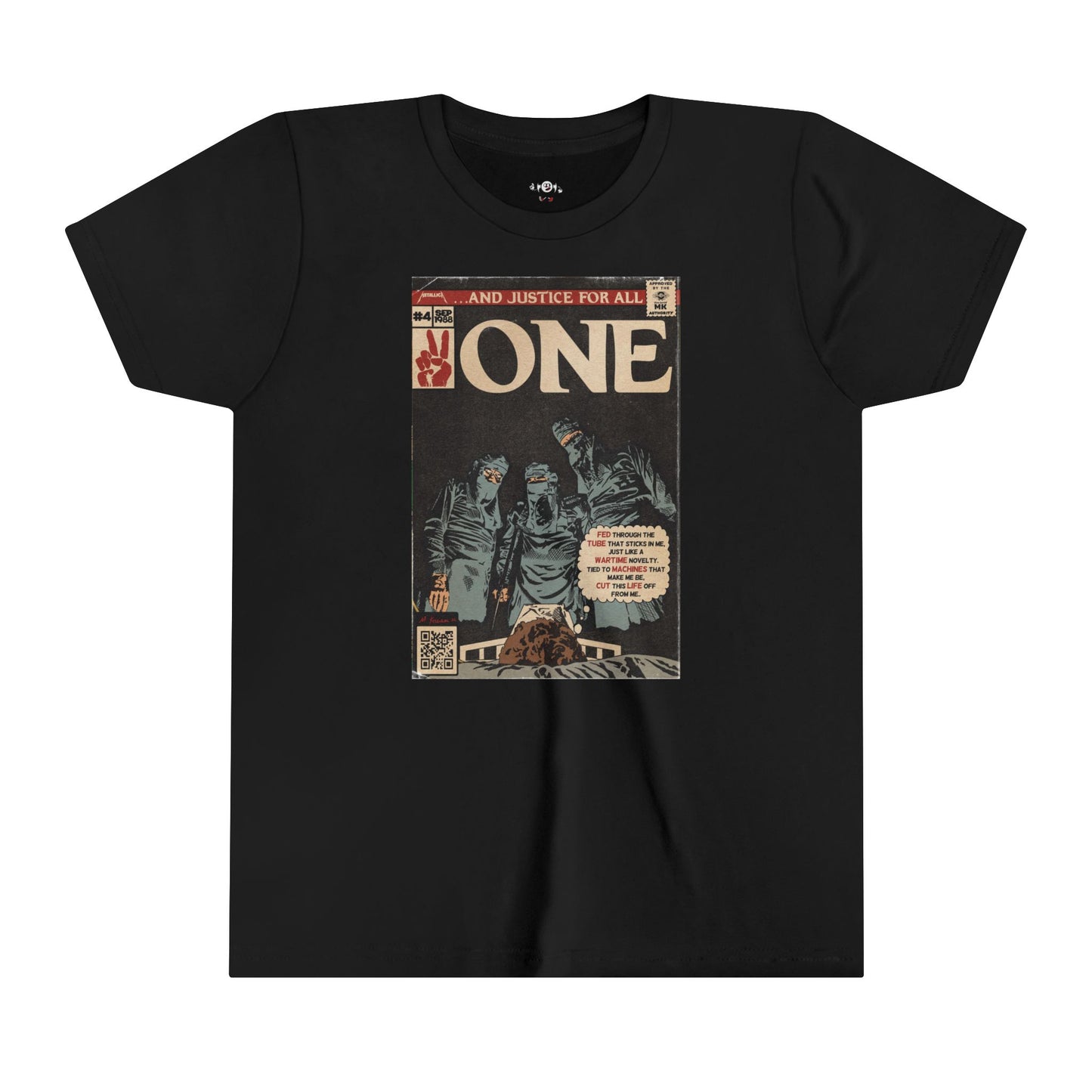 KIDS - Metallica- One - Youth Short Sleeve Tee