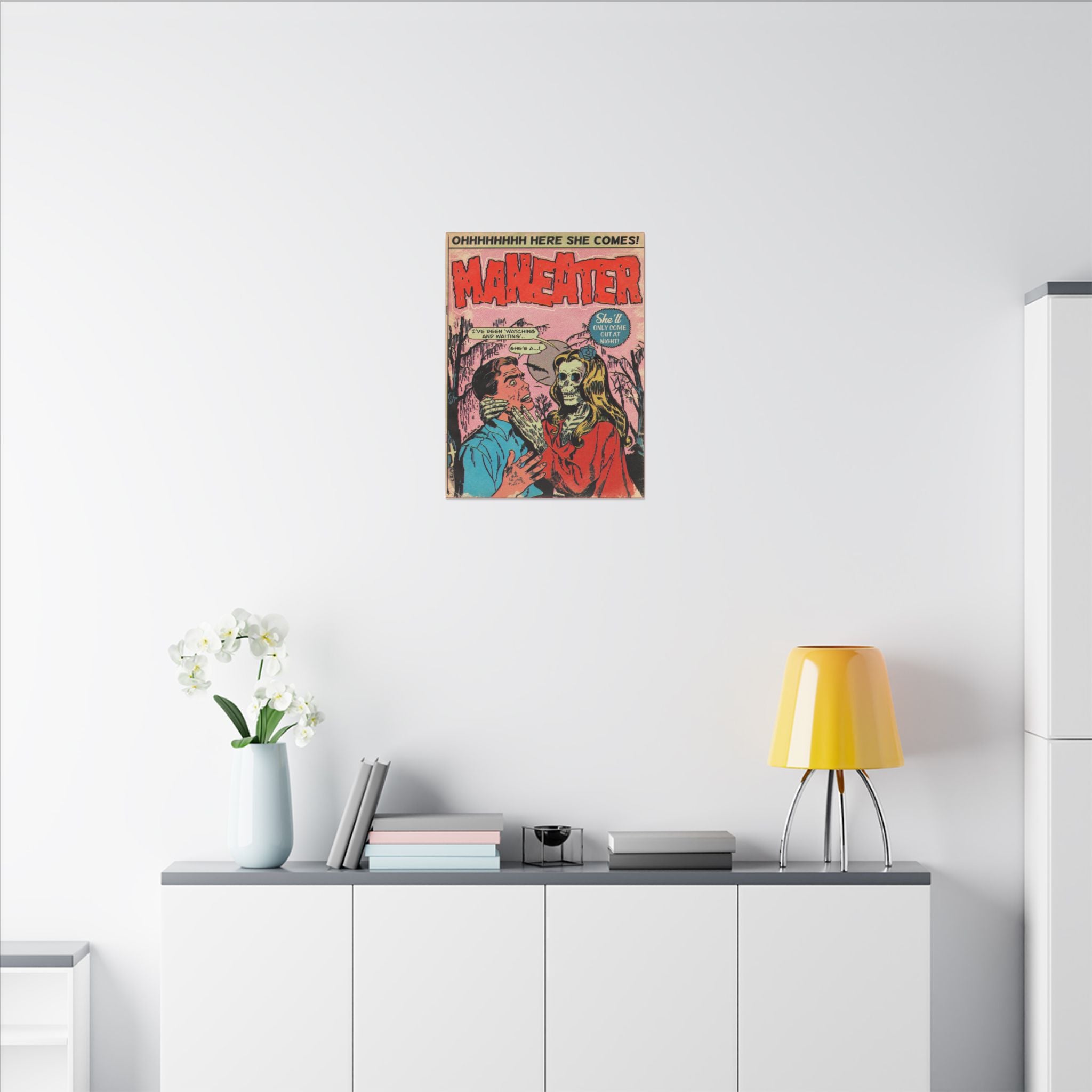 Maneater - Matte Canvas, Stretched, 0.75" (Multi-Size)