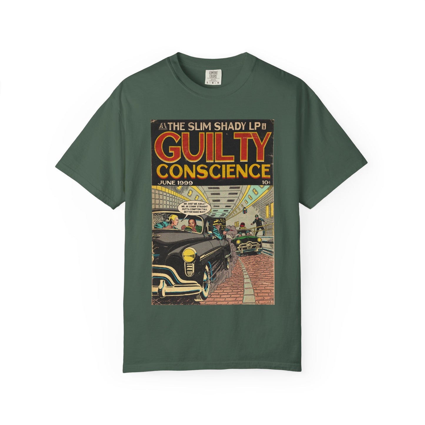 Eminem & Dr. Dre - Guilty Conscience - Unisex Comfort Colors T-shirt