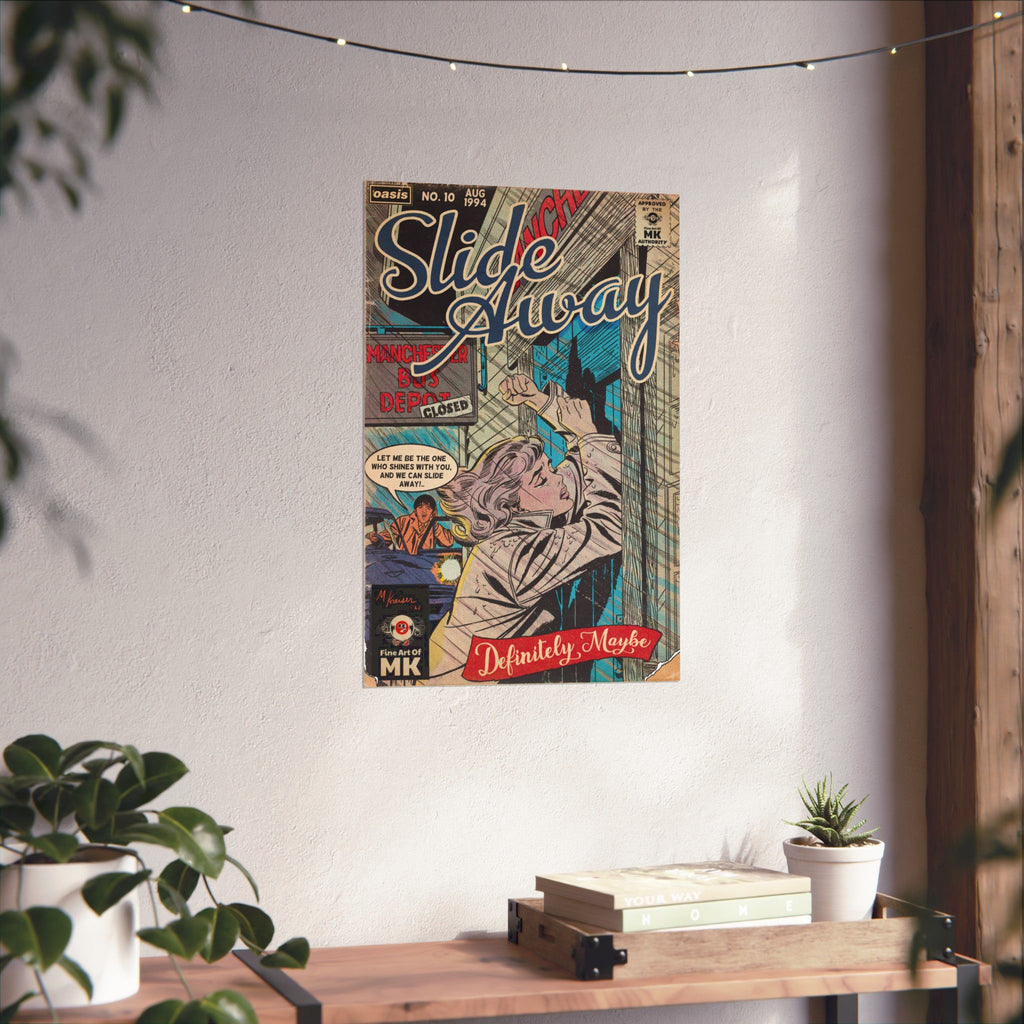 Slide Away - Matte Vertical Posters