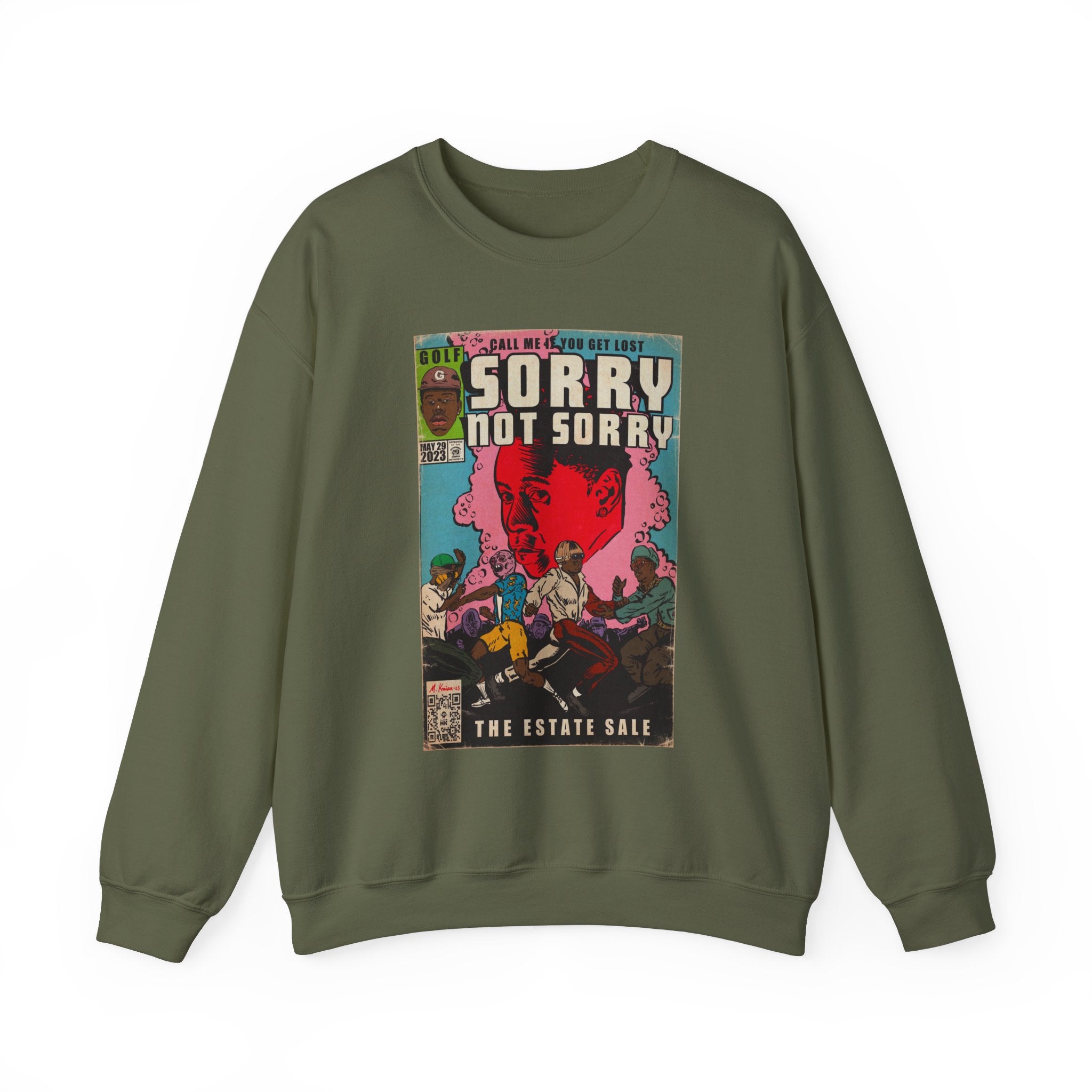 Tyler - Sorry Not Sorry - Unisex Heavy Blend™ Crewneck Sweatshirt