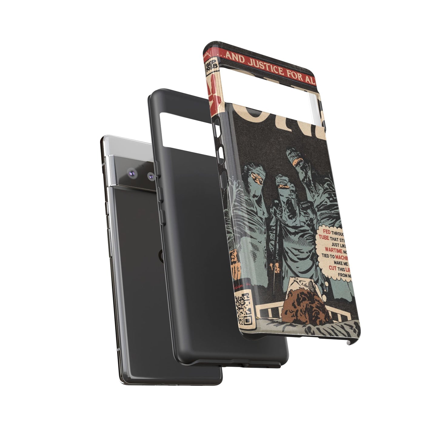 Metallica- One - Johnny Got His Gun Comic Book Art - Tough Phone Cases