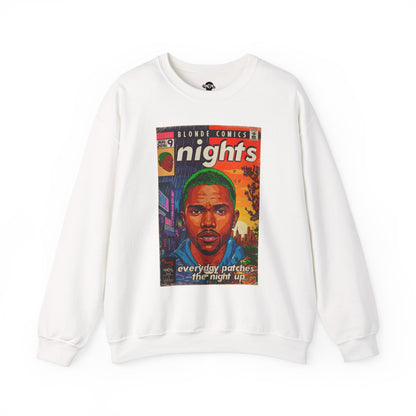 Frank Ocean -Nights - Unisex Heavy Blend™ Crewneck Sweatshirt