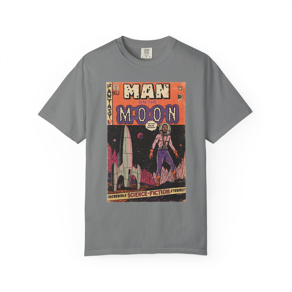 Man on the Moon - Unisex Comfort Colors T-shirt