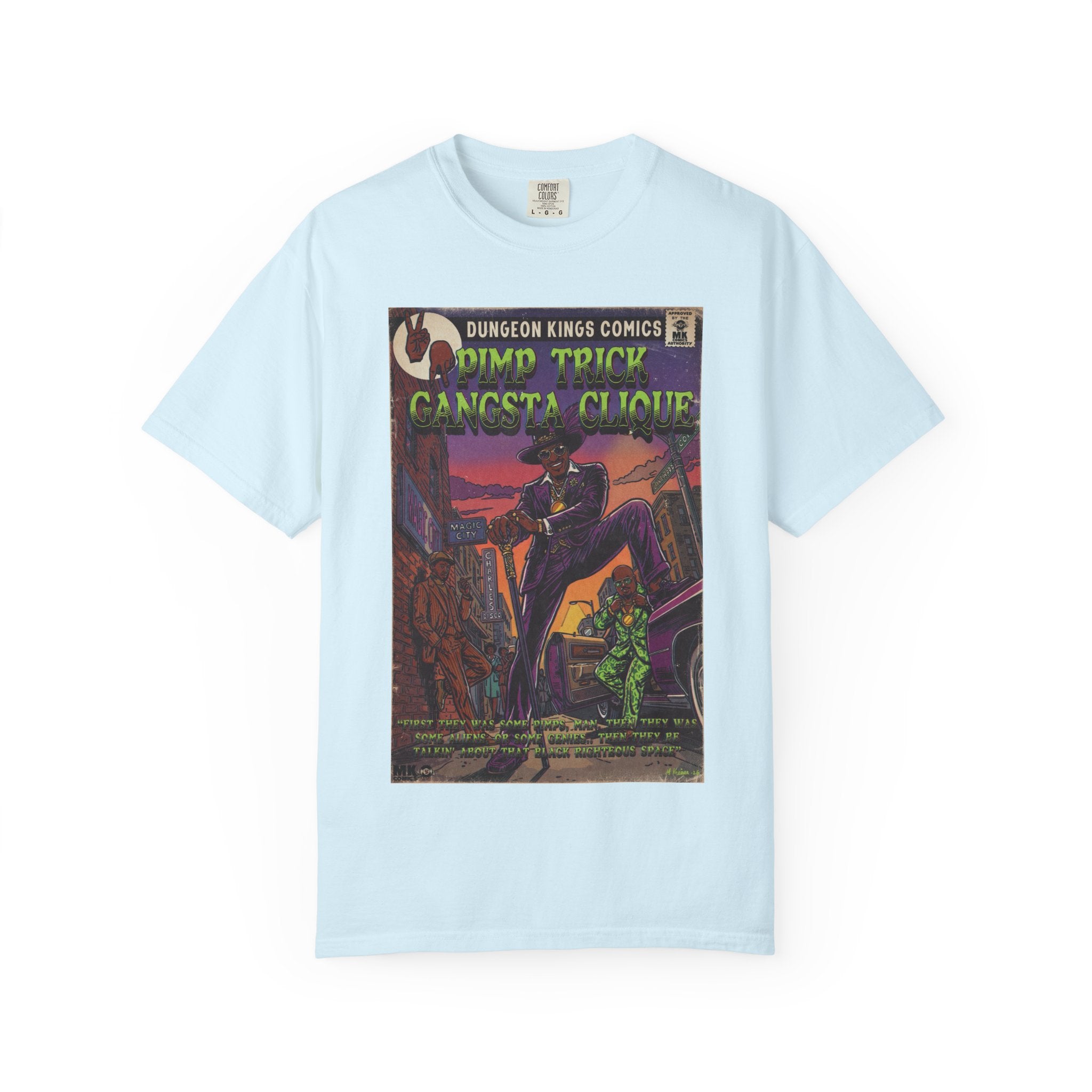Pimp Trick Gangsta Clique - Unisex Comfort Colors T-shirt