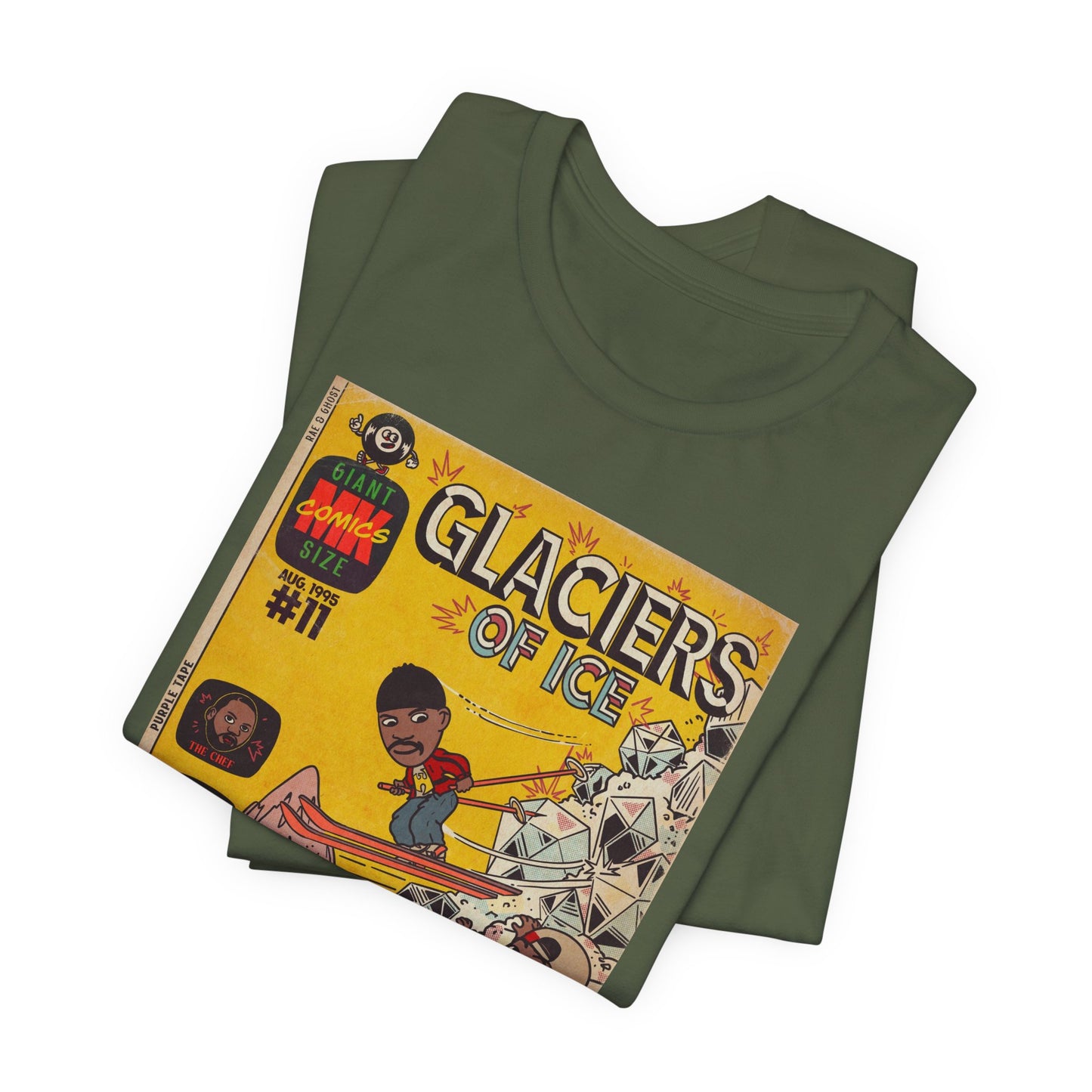 Rae, Ghost, Masta - Glaciers of Ice - Unisex Jersey Short Sleeve Tee