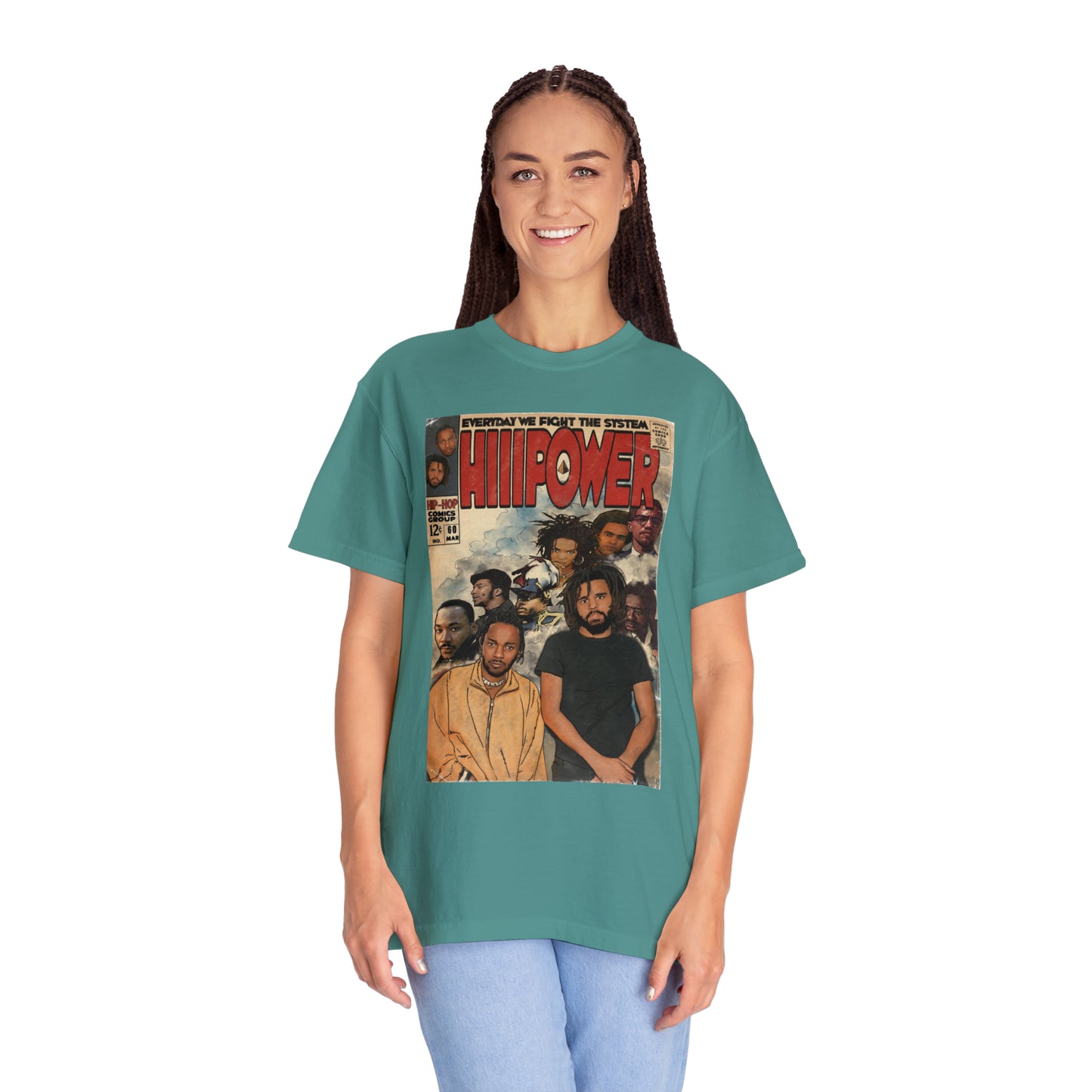Kendrick Lamar & J. Cole - HiiiPower - Unisex Comfort Colors T-shirt