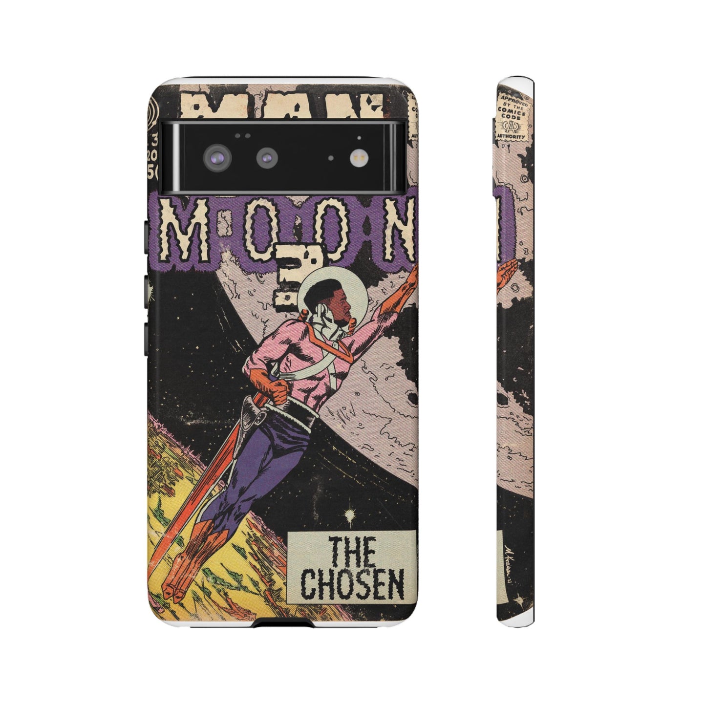 Man on the Moon 3 - Tough Phone Cases