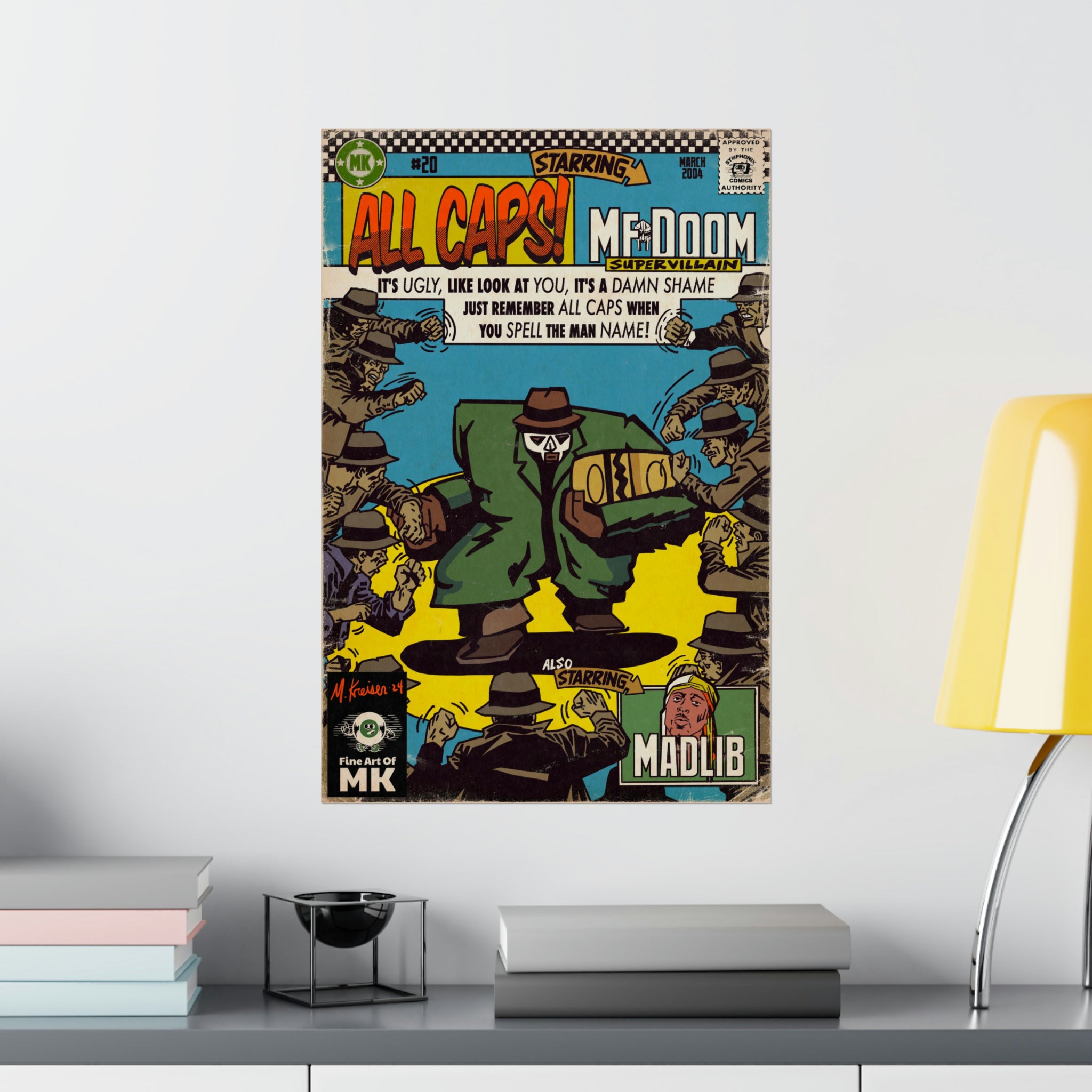 All Caps - Matte Vertical Posters