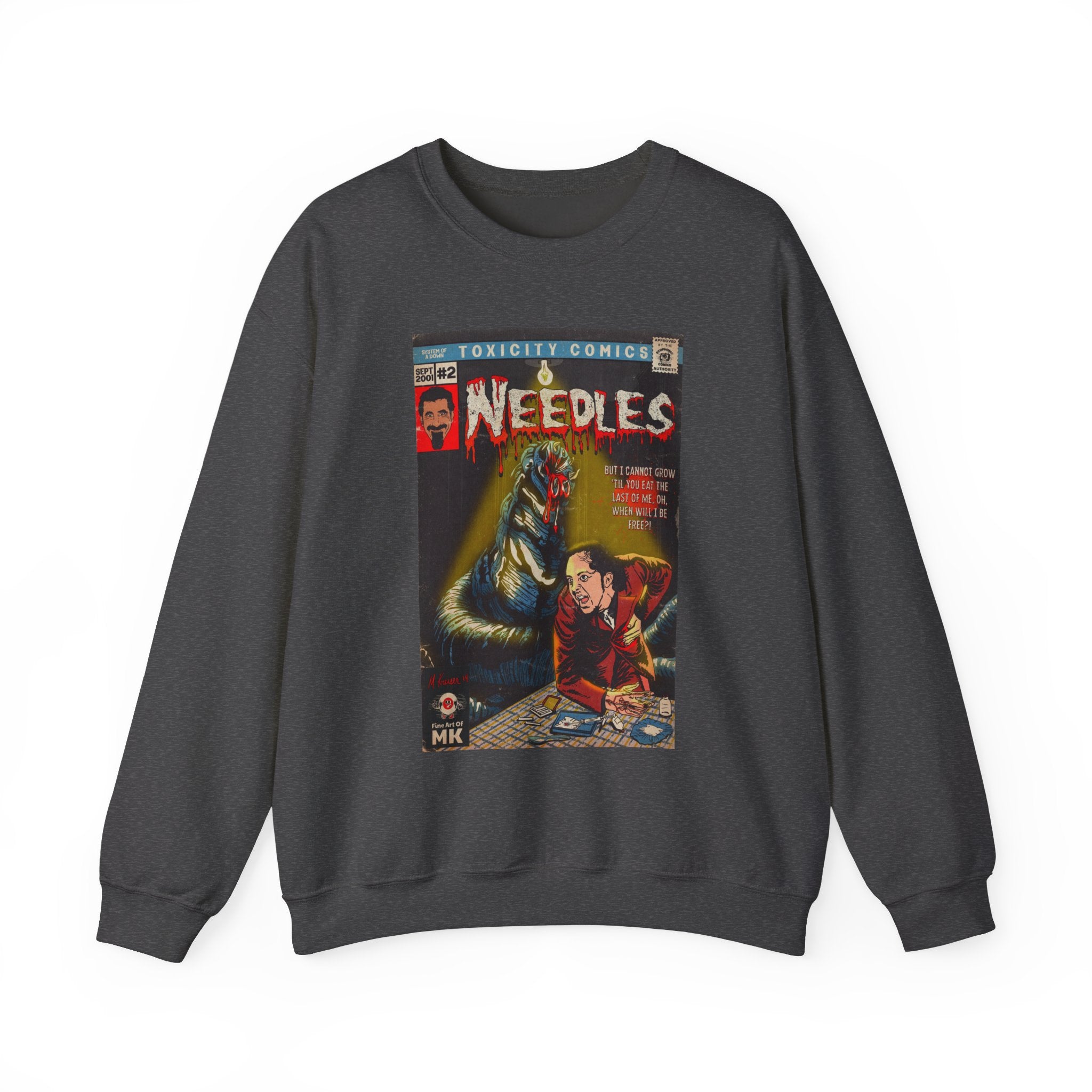 Needles - Unisex Heavy Blend™ Crewneck Sweatshirt