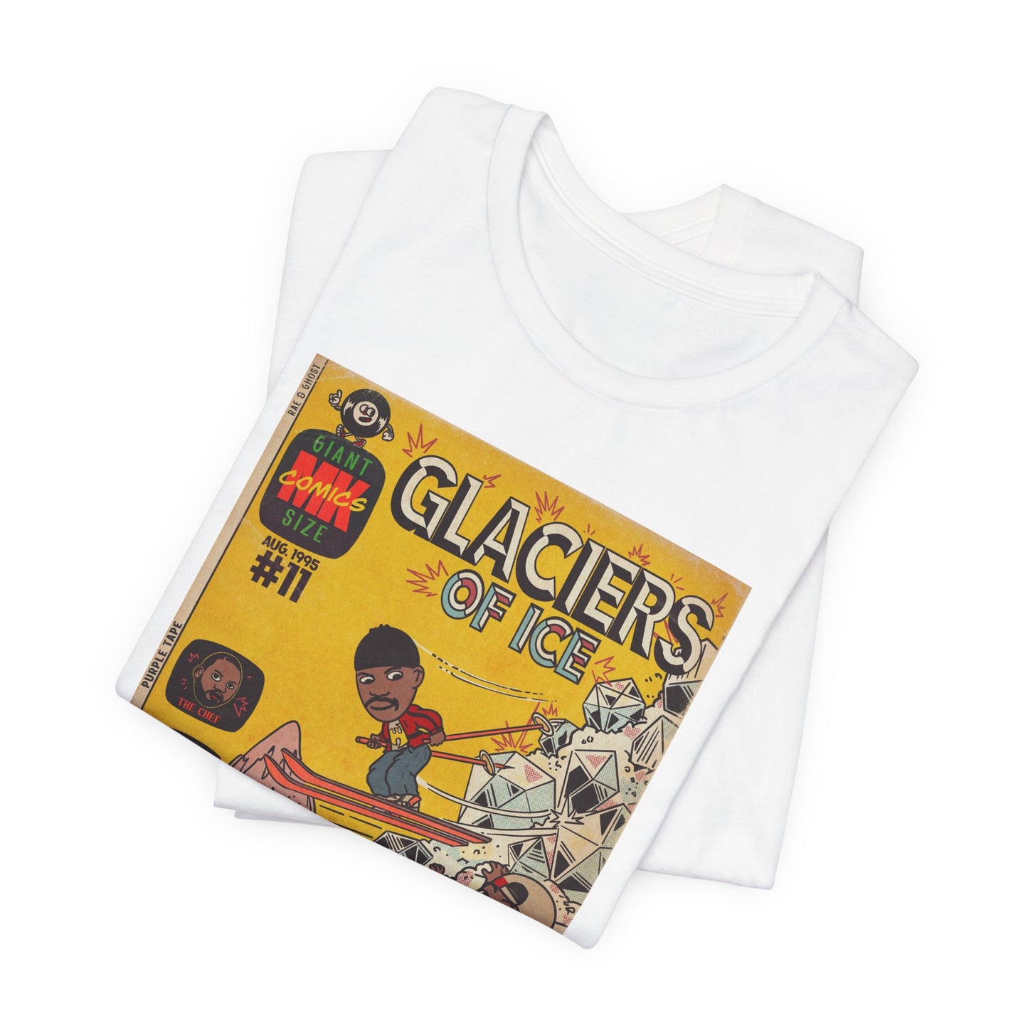 Rae, Ghost, Masta - Glaciers of Ice - Unisex Jersey Short Sleeve Tee