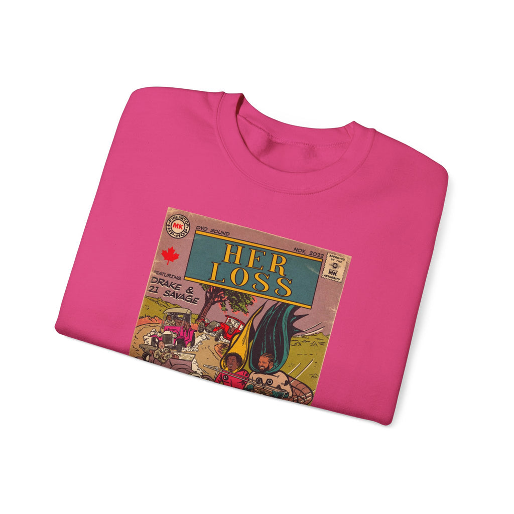 Her Loss - Unisex Heavy Blend™ Crewneck Sweatshirt