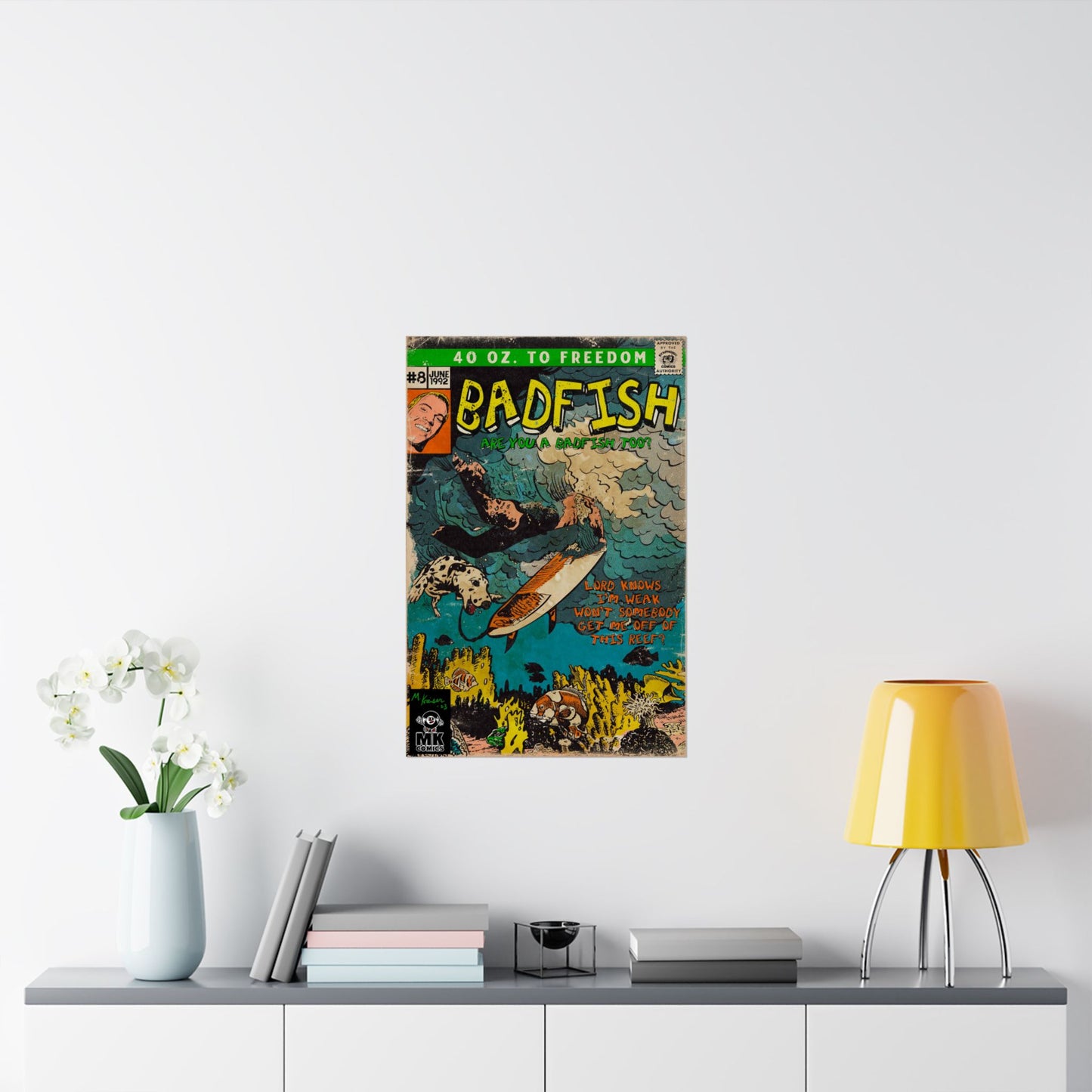 Badfish - Vertical Matte Poster