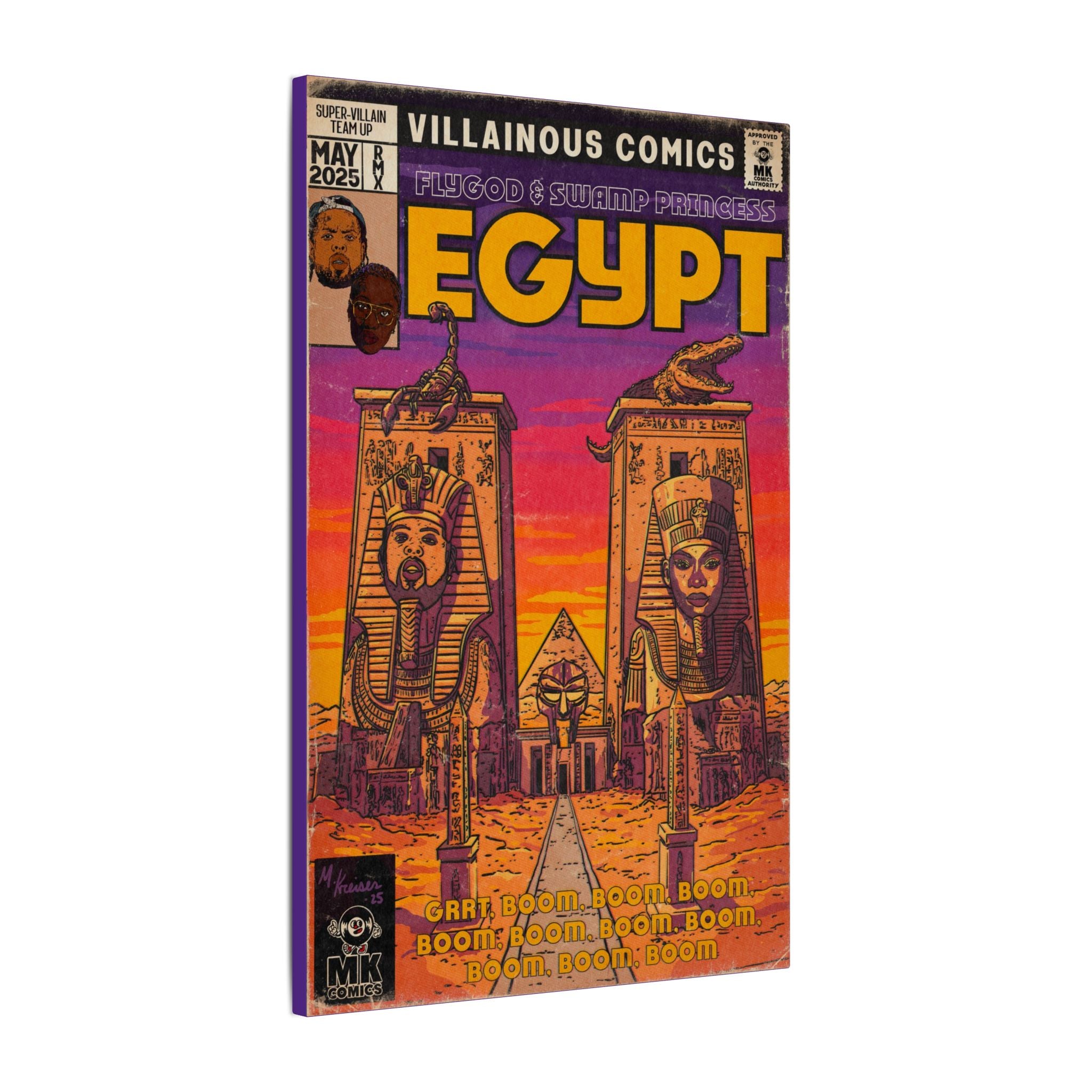 Egypt Remix - Matte Canvas, Stretched, 0.75" (Multi-Size)