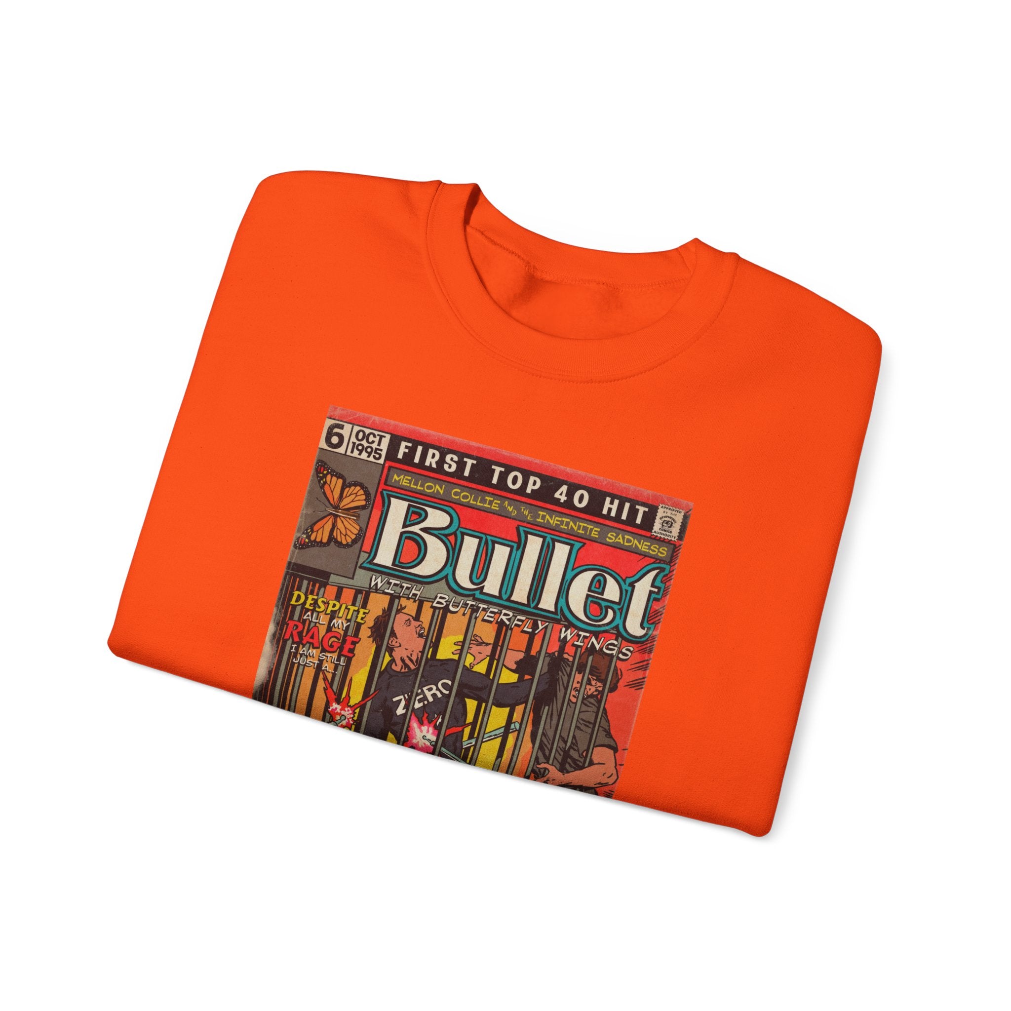 Bullet With Butterfly Wings - Unisex Heavy Blend™ Crewneck Sweatshirt