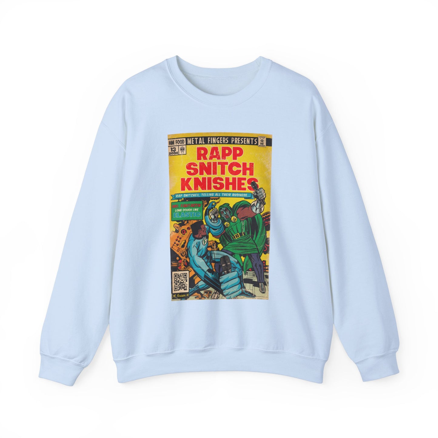MF DOOM -Rapp Snitch Knishes - Unisex Heavy Blend™ Crewneck Sweatshirt