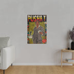 Push - Comic Book Art - Matte Canvas, Stretched, 0.75"