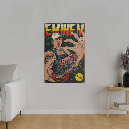 Em - Comic Book Art - Matte Canvas, Stretched, 0.75"