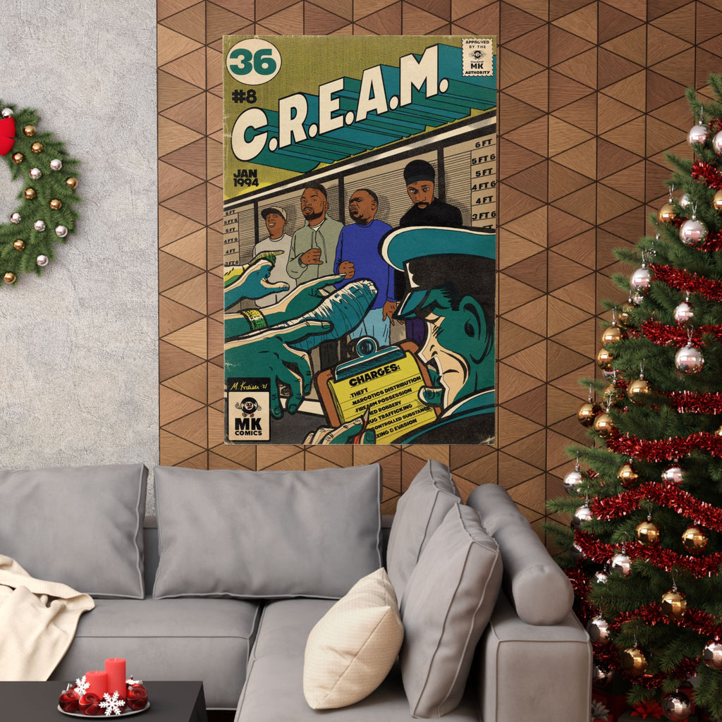 C.R.E.A.M - Comic Book Art - Vertical Matte Poster