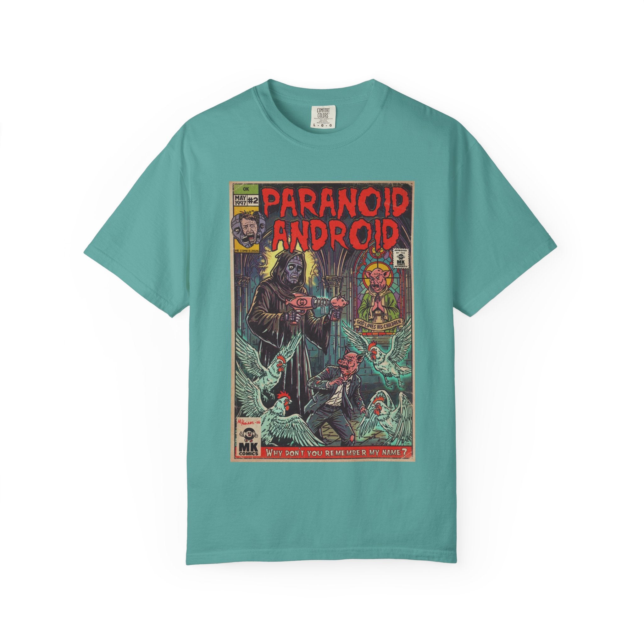 Paranoid Android - Unisex Comfort Colors T-shirt