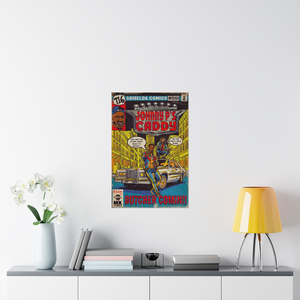 Johnny P's Caddy - Matte Vertical Posters