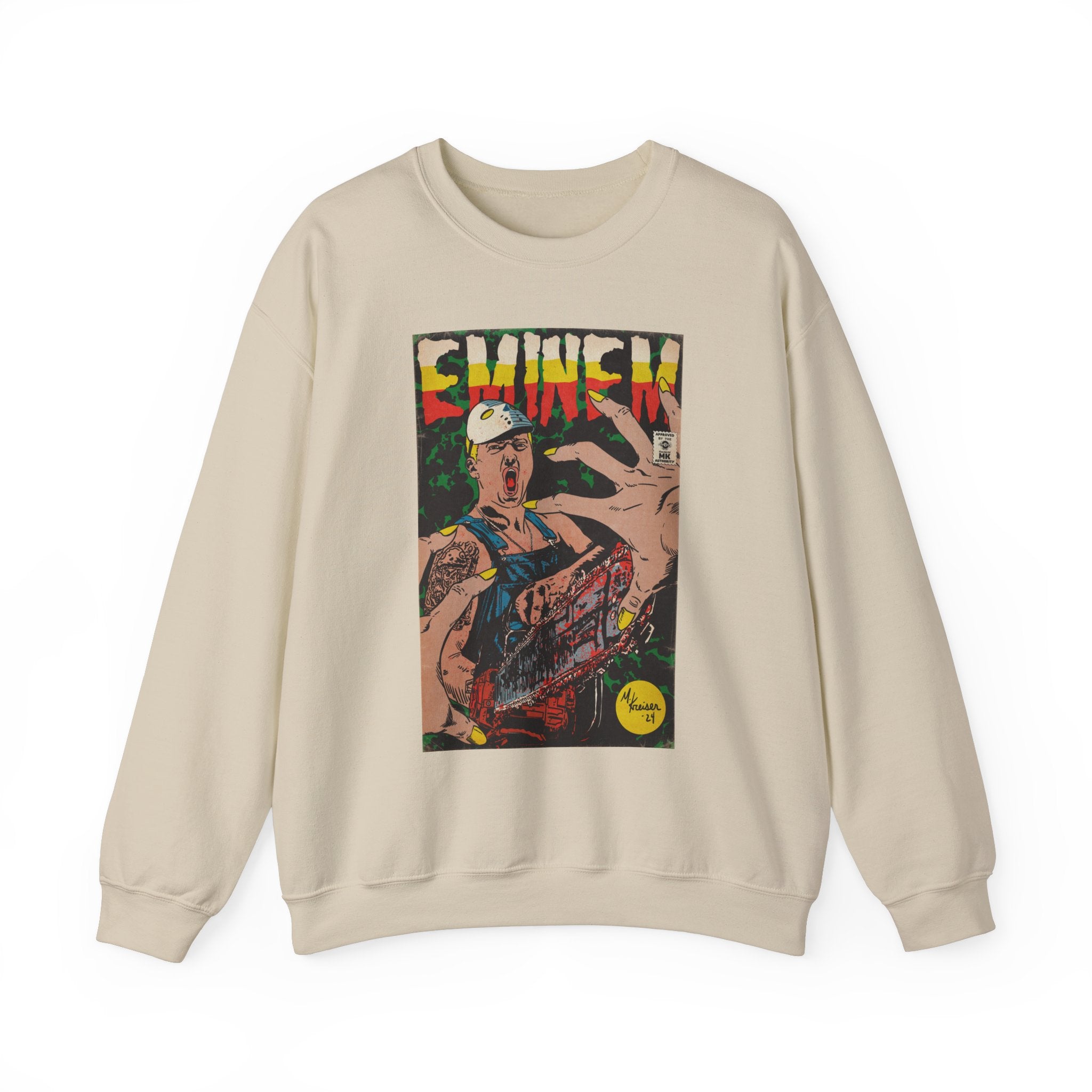 Em - Comic Book Art - Unisex Heavy Blend™ Crewneck Sweatshirt