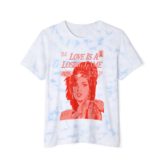 Amy Winehouse - Love is a Losing Game - Unisex FWD Fashion Tie-Dyed T-Shirt