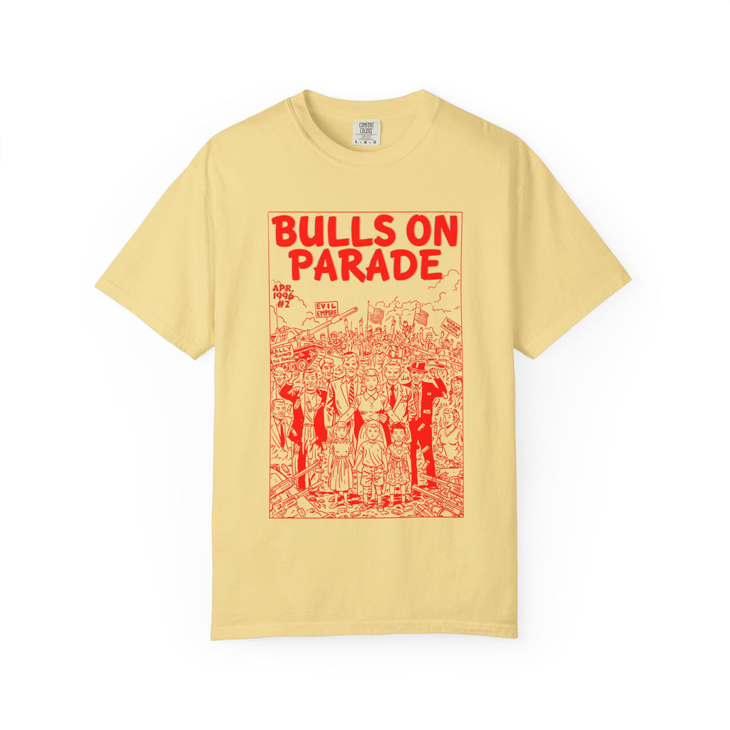 Bulls Parade - RED - Unisex Comfort Colors T-shirt