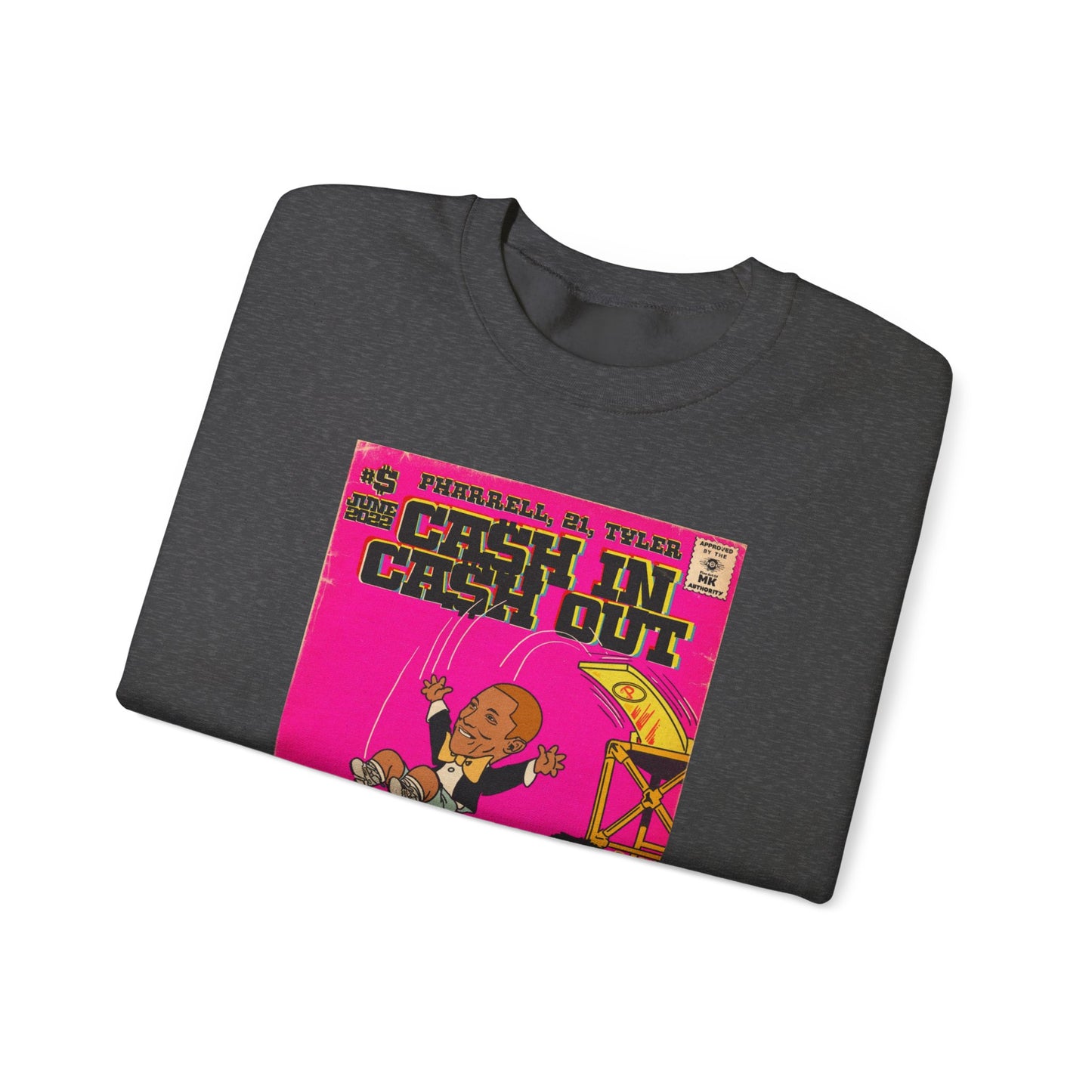 Pharrell, 21 Savage & Tyler - Cash In Cash Out - Unisex Heavy Blend™ Crewneck Sweatshirt