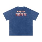 Master of Puppets - Snow Washed Oversized Cotton T-Shirt