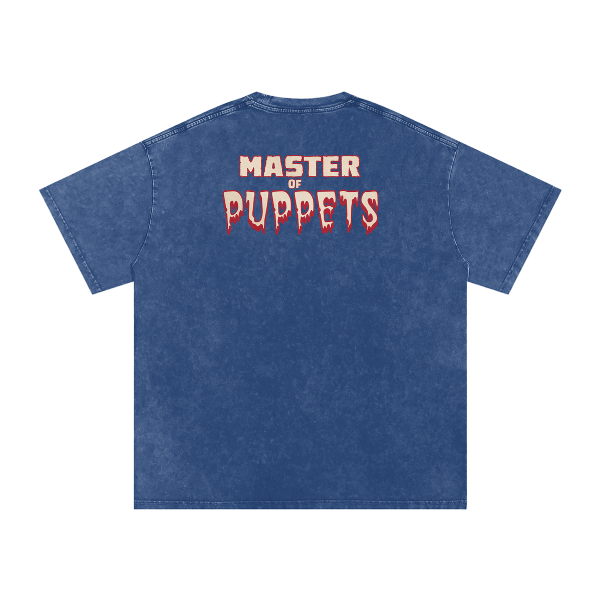 Master of Puppets - Snow Washed Oversized Cotton T-Shirt