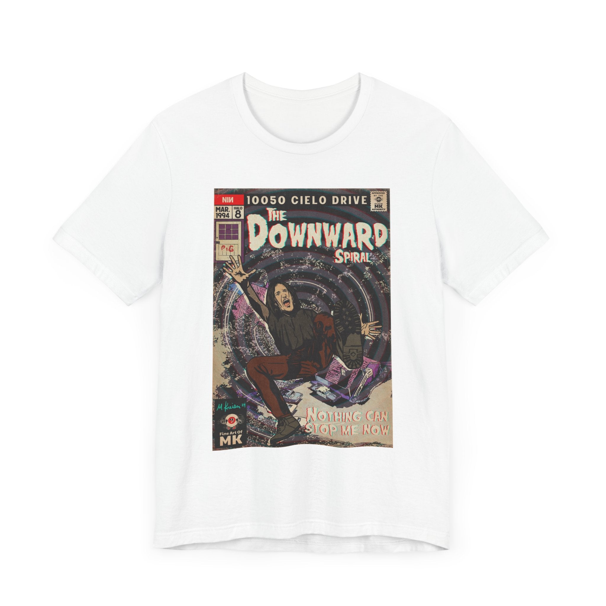 The Downward Spiral - Unisex Jersey Short Sleeve Tee