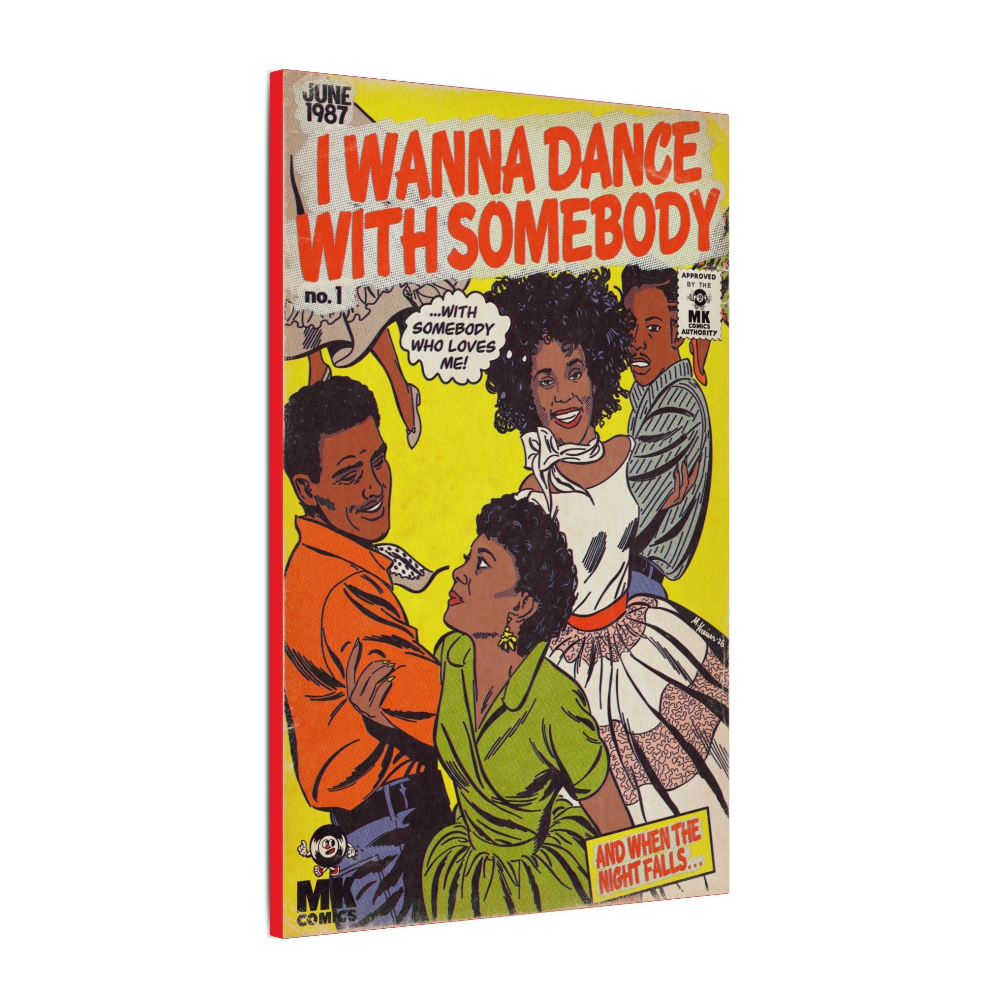 I Wanna Dance with Somebody - Matte Canvas, Stretched, 0.75" (Multi-Size)