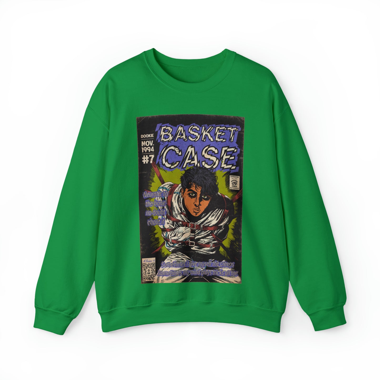 Green Day - Basket Case - Unisex Heavy Blend™ Crewneck Sweatshirt