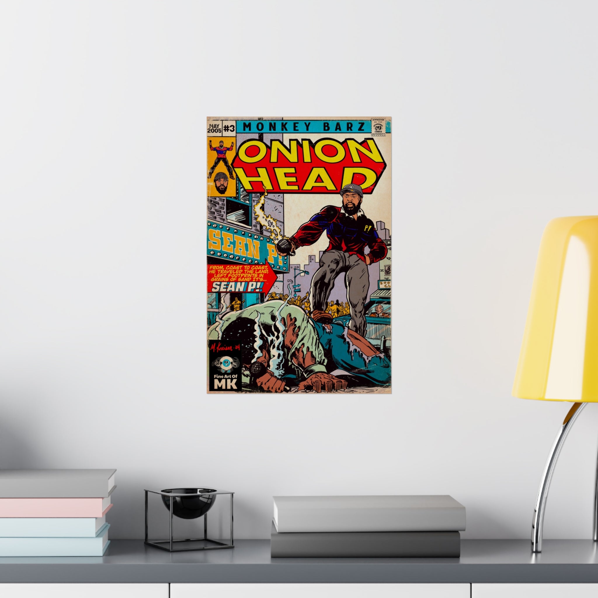 Onion Head - Matte Vertical Posters