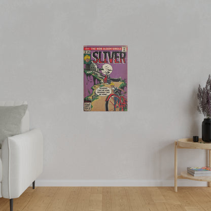 Nirvana - Sliver - Matte Canvas, Stretched
