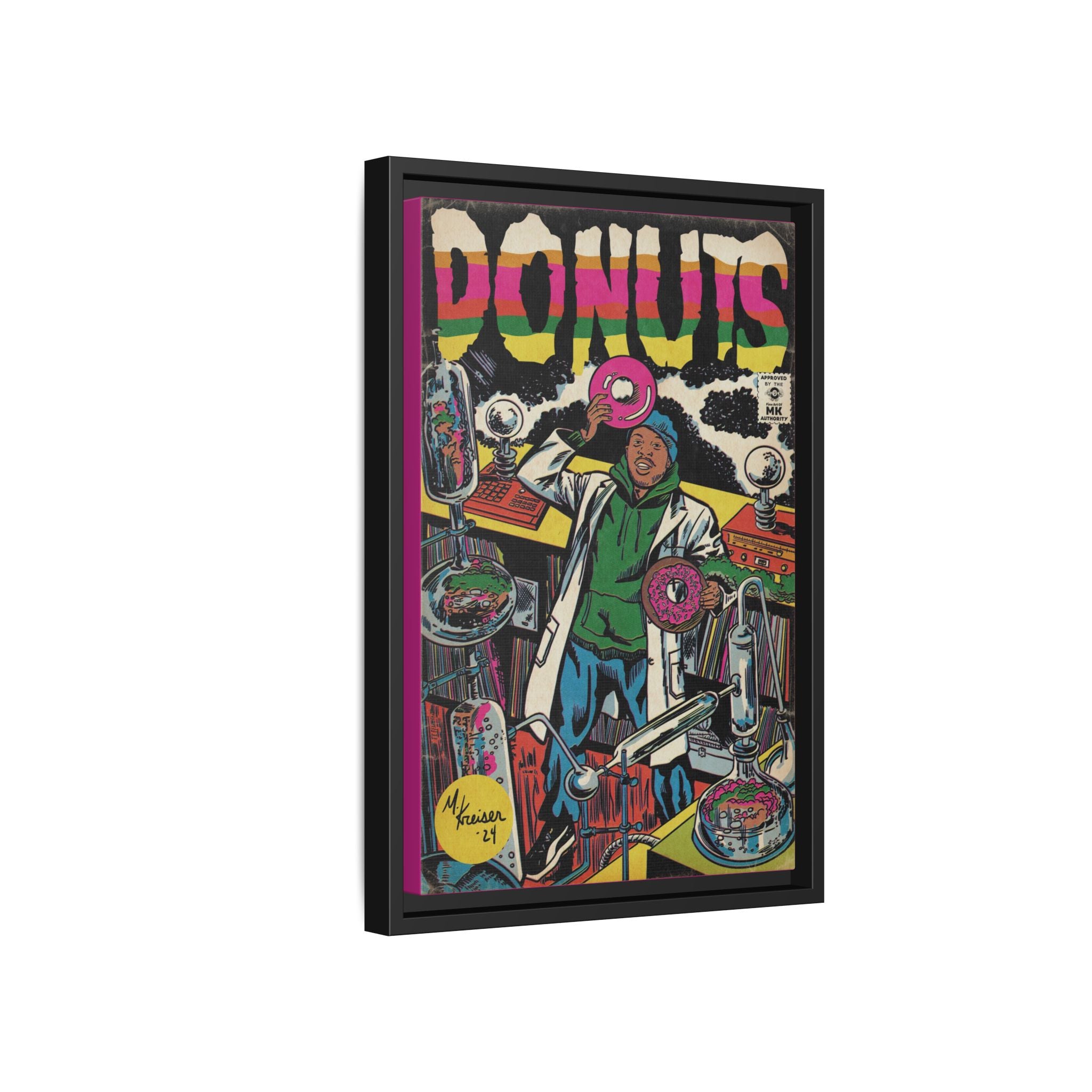 Donuts - Gallery Canvas Wraps, Vertical Frame