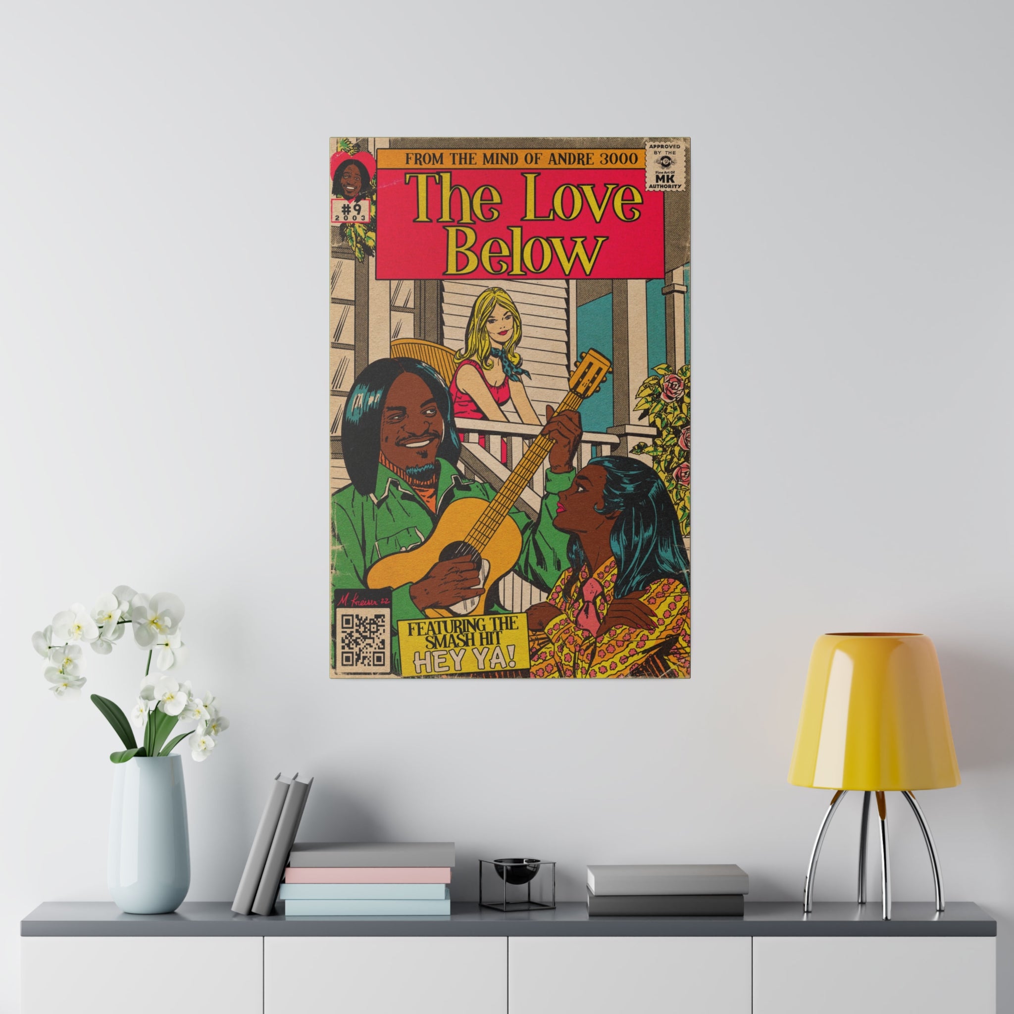 The Love Below - Matte Canvas, Stretched