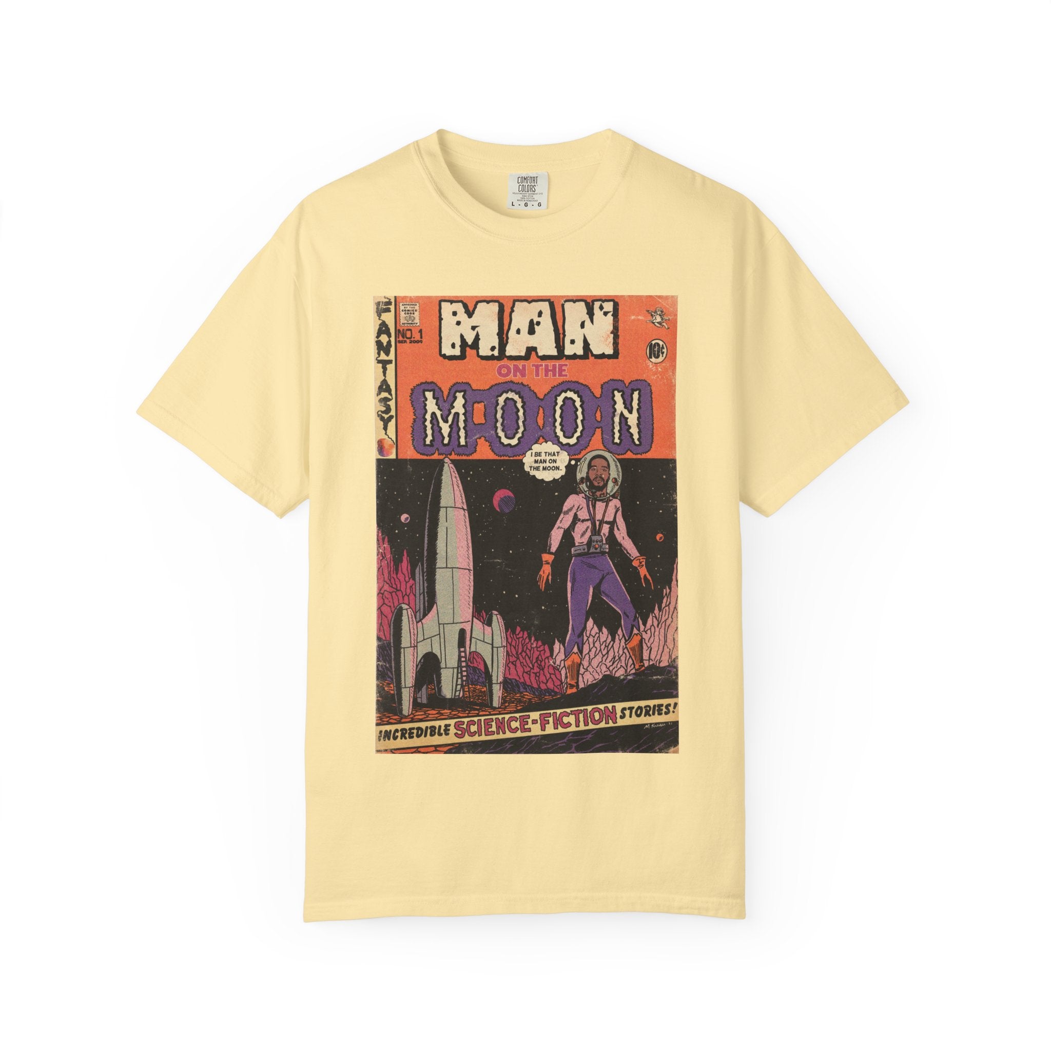 Man on the Moon - Unisex Comfort Colors T-shirt