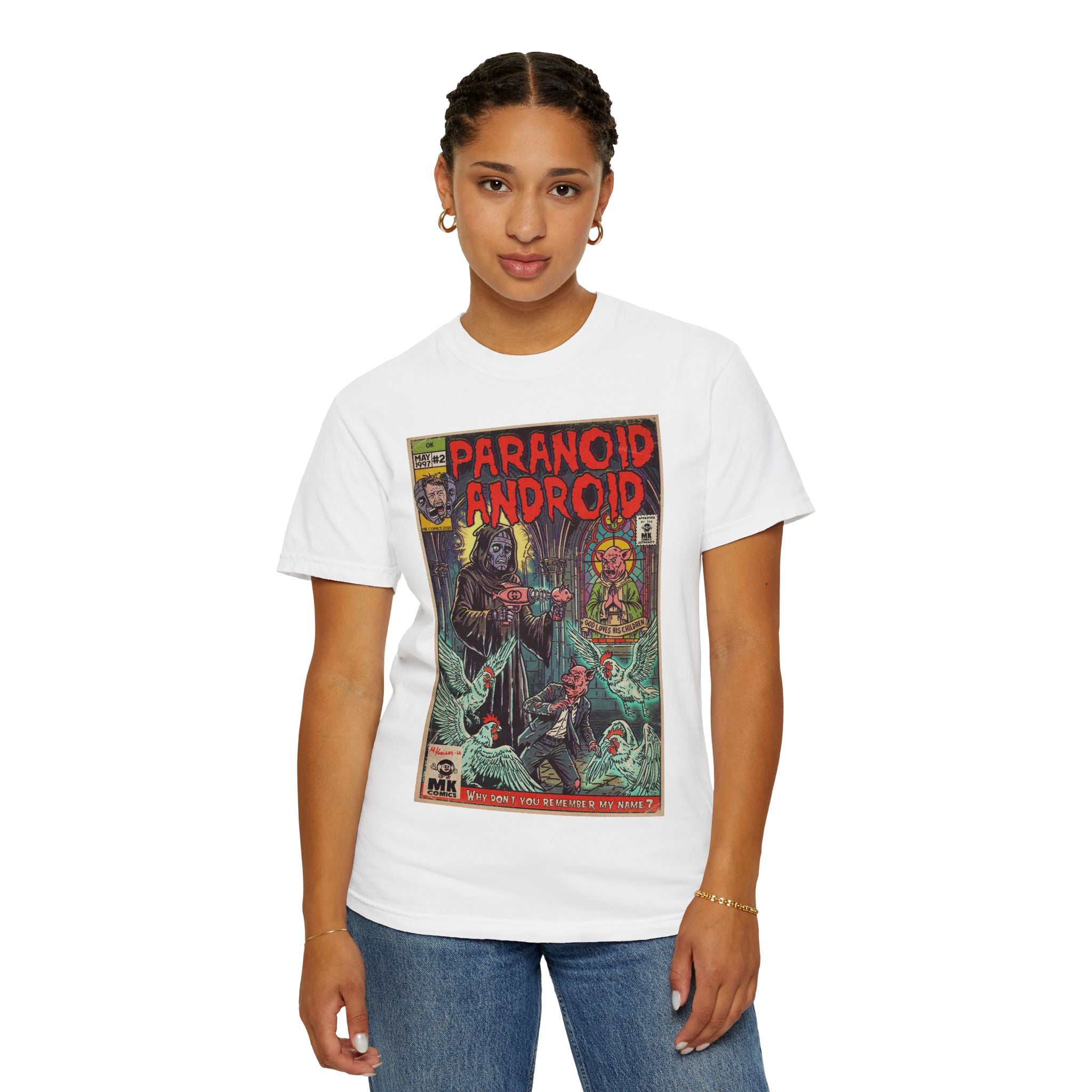 Paranoid Android - Unisex Comfort Colors T-shirt