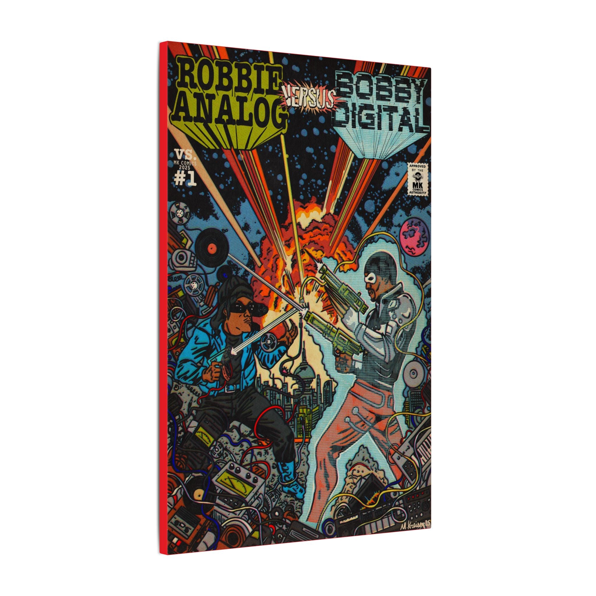 Analog vs. Digital - Matte Canvas, Stretched, 0.75" (Multi-Size)