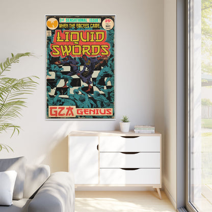 GZA/Genius - Liquid Swords - Gallery Canvas Wraps, Vertical Frame