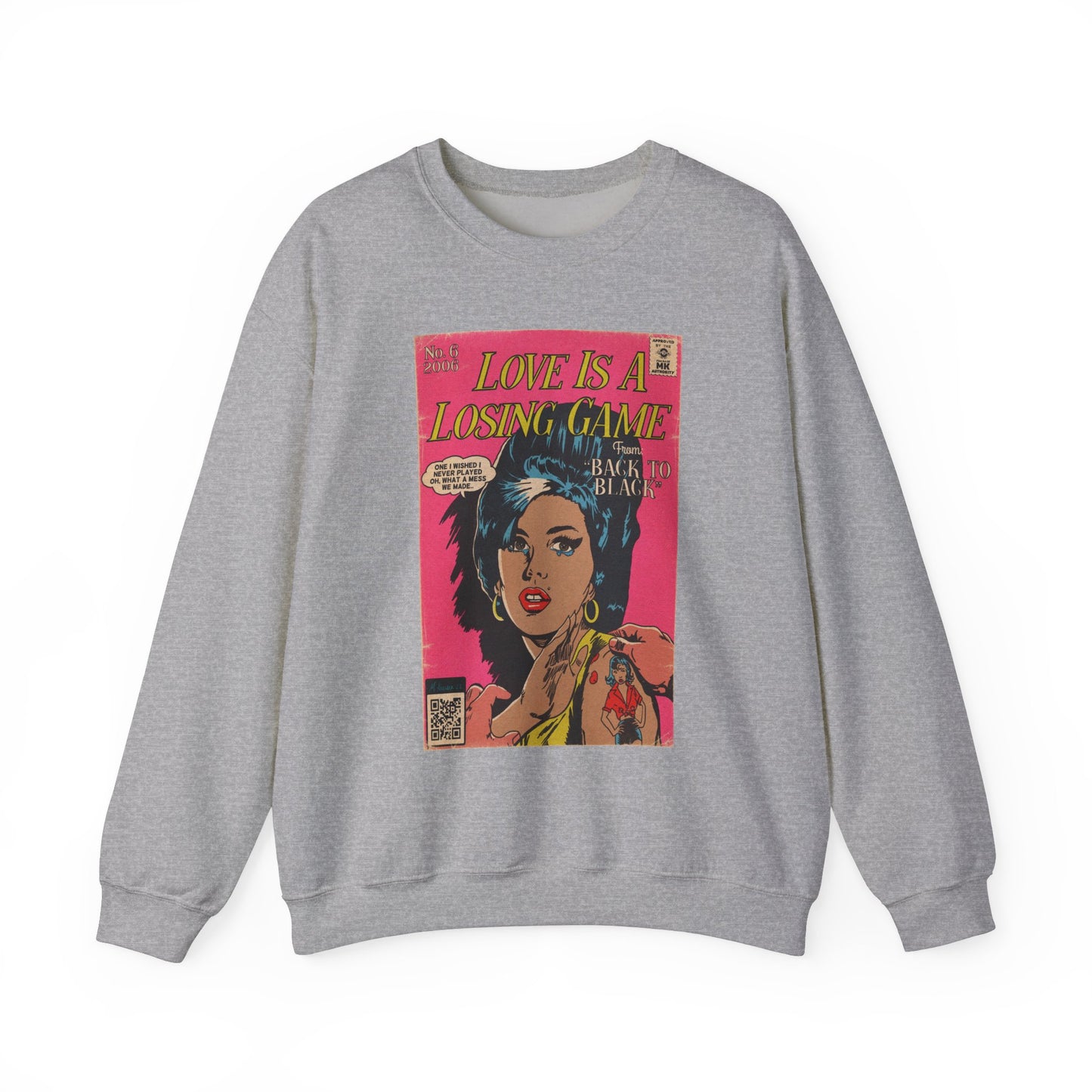 Amy Winehouse - Love Is A Losing Game - Unisex Heavy Blend™ Crewneck Sweatshirt